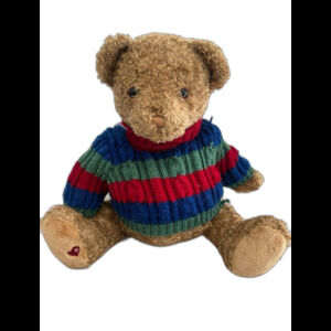 Gund Stuffed Animal Little Brown Bear with Holiday Sweater Plush Teddy (43467)